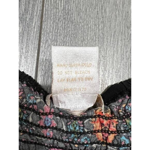 Jealous Tomato Black Floral babydoll preppy Y2K High Low Dress Large A003750 - Picture 7 of 9